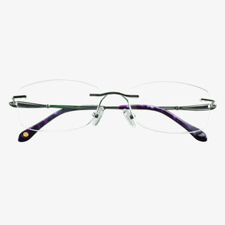 Metal Rectangle Eyeglasses