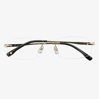 Metal Rectangle Eyeglasses