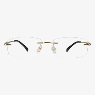 Metal Rectangle Eyeglasses