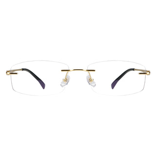 Metal Rectangle Eyeglasses