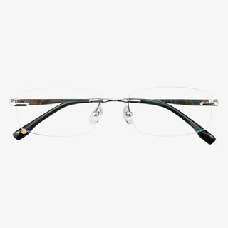 Metal Rectangle Eyeglasses