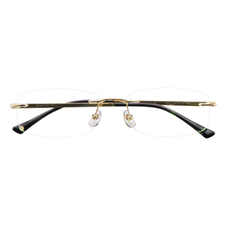 Colin Titanium Rectangle Eyeglasses - LifeArtVision