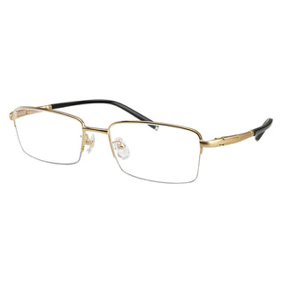  Titanium Rectangle Rimless Eyeglasses