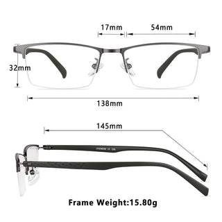 Lauren Metal Rectangle Eyeglasses - LifeArtVision