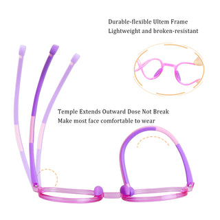 Aden TR Geometric Kid's Eyeglasses - LifeArtVision