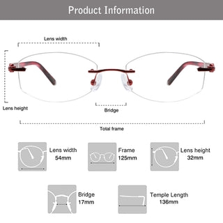 Amanda Metal Round Eyeglasses - LifeArtVision