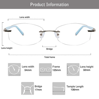 Amanda Metal Round Eyeglasses - LifeArtVision