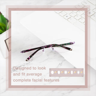 Amanda Metal Round Eyeglasses - LifeArtVision