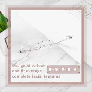 Amber Metal Oval Eyeglasses - LifeArtVision