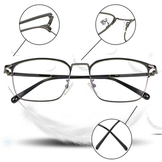 Anna Metal Browline Eyeglasses