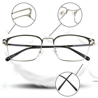 Anna Metal Browline Eyeglasses