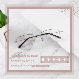 Apollo Metal Rectangle Eyeglasses