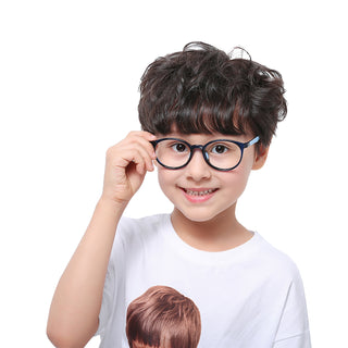 Auttin TR & Silica Gel Oval Kid's Eyeglasses