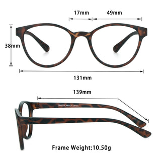 Benjamin Plastic Oval Eyeglasses