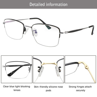 Billy Titanium containing Rectangle Eyeglasses