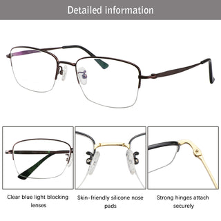 Billy Titanium containing Rectangle Eyeglasses