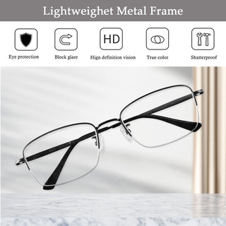 Billy Titanium containing Rectangle Eyeglasses