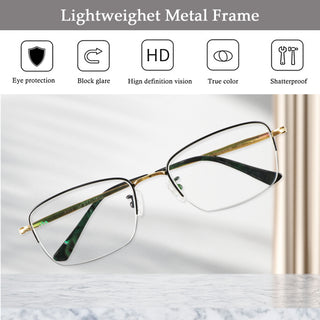 Billy Titanium containing Rectangle Eyeglasses