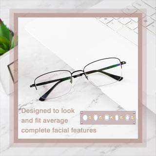 Billy Titanium containing Rectangle Eyeglasses