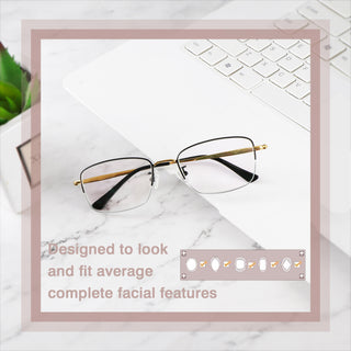 Billy Titanium containing Rectangle Eyeglasses