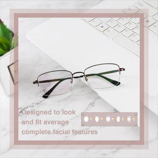 Billy Titanium containing Rectangle Eyeglasses