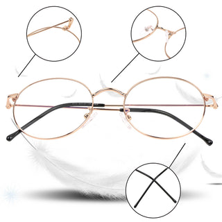 Brianna Metal Round Eyeglasses