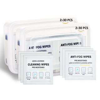 Anti Fog Lens Wipes Pre-Moistened Individually Wrapped Anti-Fog Wipes - LifeArtVision