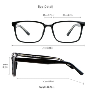 Camila TR Rectangle Eyeglasses