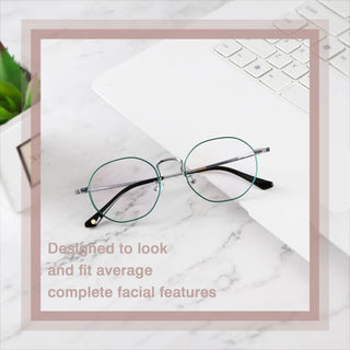 Cary Titanium containing circular Eyeglasses - LifeArtVision