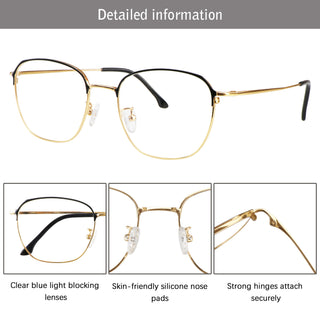 Caspar Titanium Round Eyeglasses - LifeArtVision