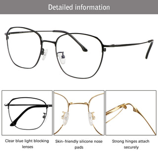 Caspar Titanium Round Eyeglasses - LifeArtVision