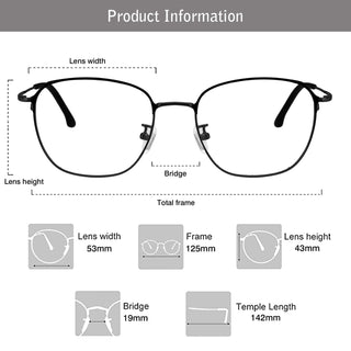 Caspar Titanium Round Eyeglasses - LifeArtVision