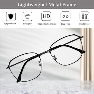 Caspar Titanium Round Eyeglasses - LifeArtVision