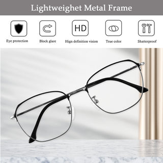 Caspar Titanium Round Eyeglasses - LifeArtVision