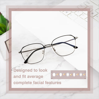 Caspar Titanium Round Eyeglasses - LifeArtVision