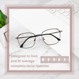 Caspar Titanium Round Eyeglasses - LifeArtVision