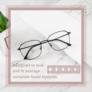 Caspar Titanium Round Eyeglasses - LifeArtVision