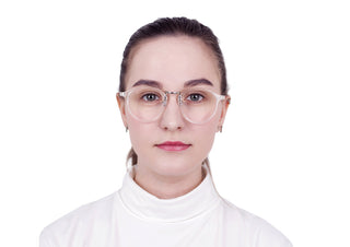 Oval Plastic Eyeglasses