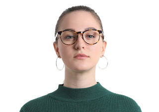 Plastic Oval Eyeglasses