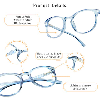 Cicely TR & Metal Oval Eyeglasses