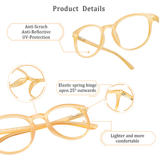 Cicely TR & Metal Oval Eyeglasses