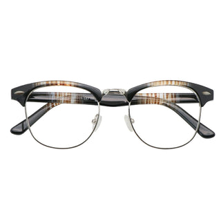 Metal Browline Eyeglasses