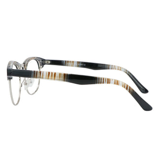 Metal Browline Eyeglasses