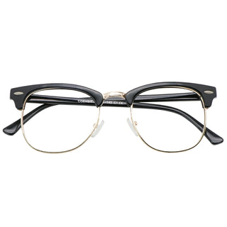 Metal Browline Eyeglasses