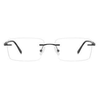 Metal Rectangle Eyeglasses