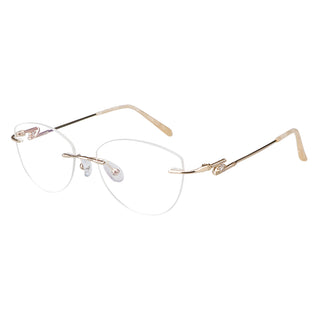 Metal Geometric Eyeglasses