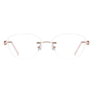 Metal Geometric Eyeglasses