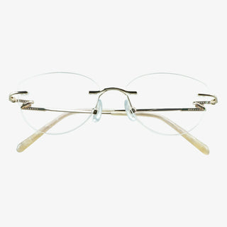 Metal Geometric Eyeglasses