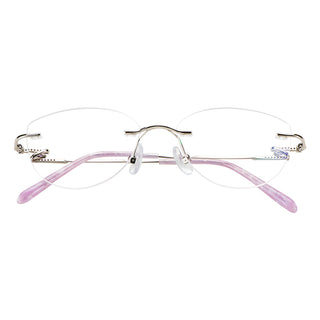 Metal Geometric Eyeglasses