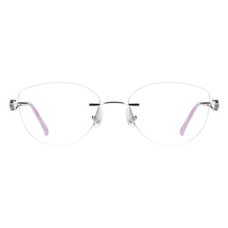 Metal Geometric Eyeglasses